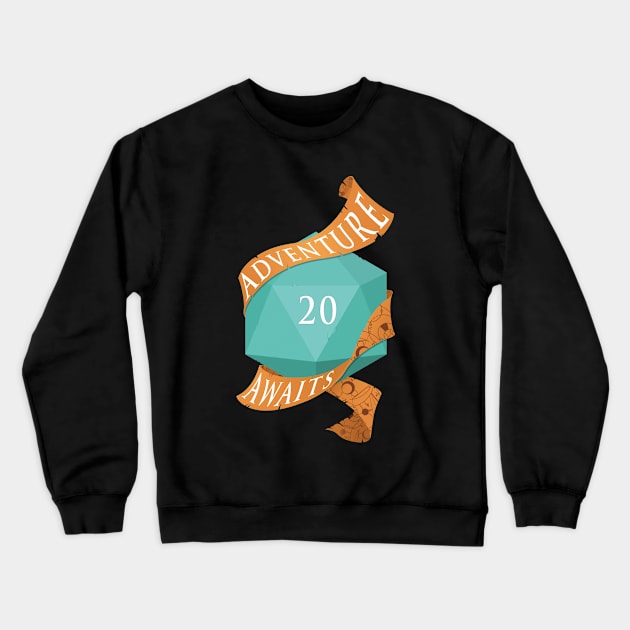 Adventure Awaits Crewneck Sweatshirt by JinxedInsomnia